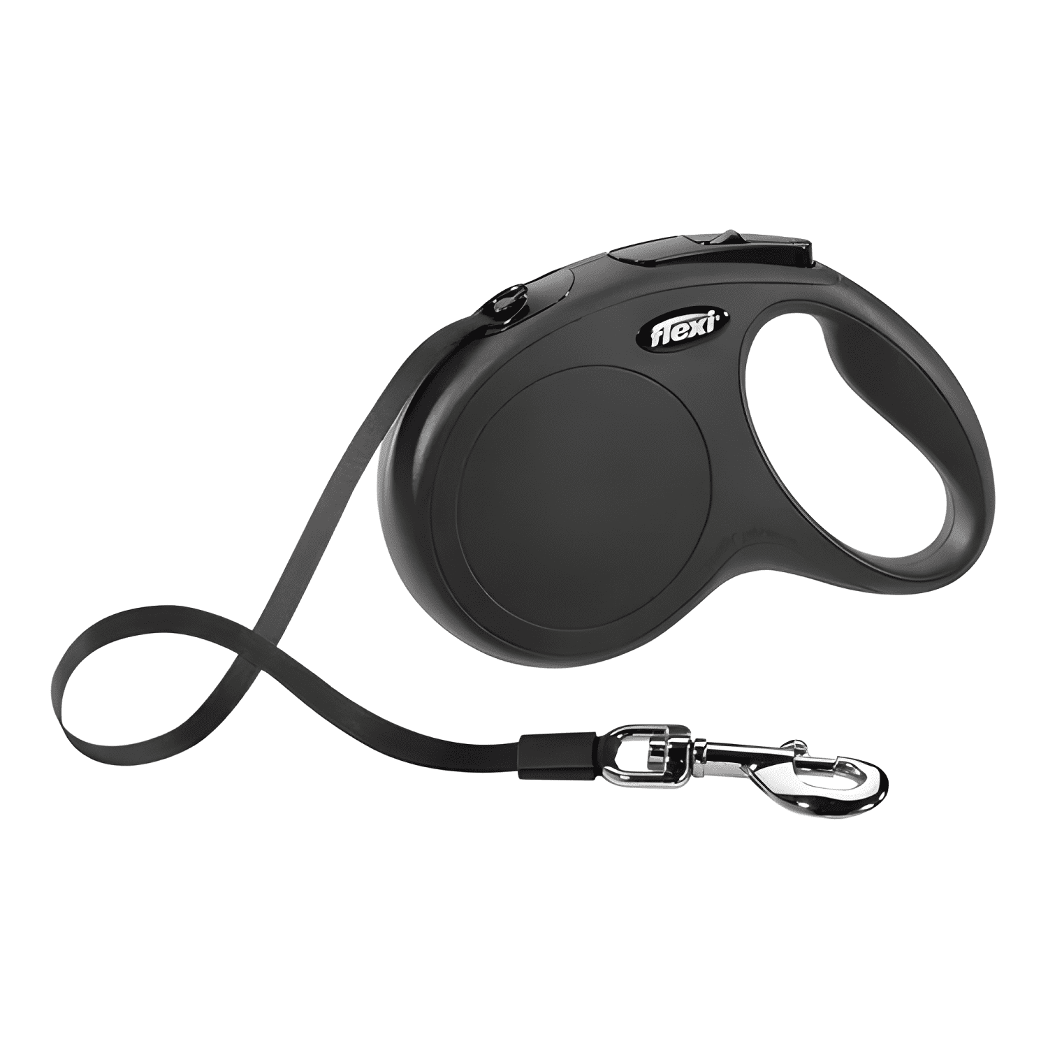 Correa retráctil para perro flexi classic talla l Negro-3