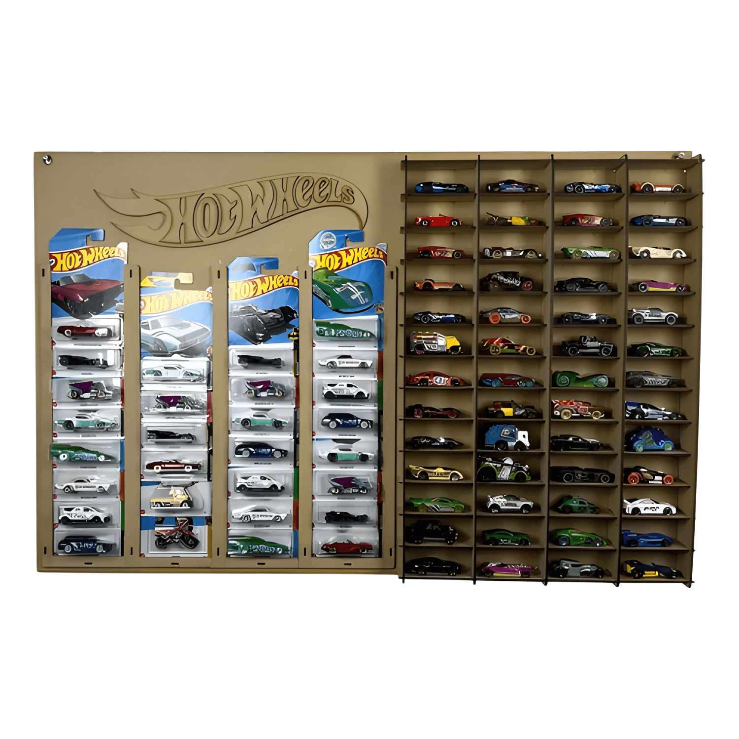 Exhibidor para autos Hot Wheels en blister y sueltos #2-0