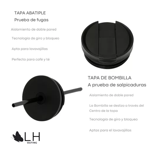 Vaso térmico mug LH 700 lt, acero inoxidable, verde limón-2