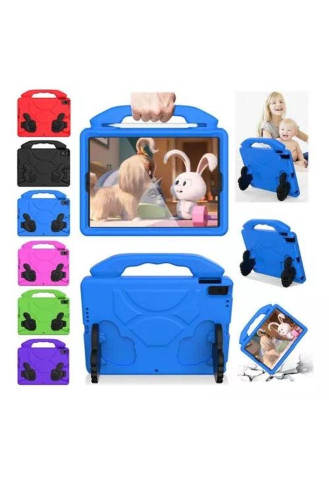 Carcasa para niños anti-golpes para iPad 10.2, color morado-2