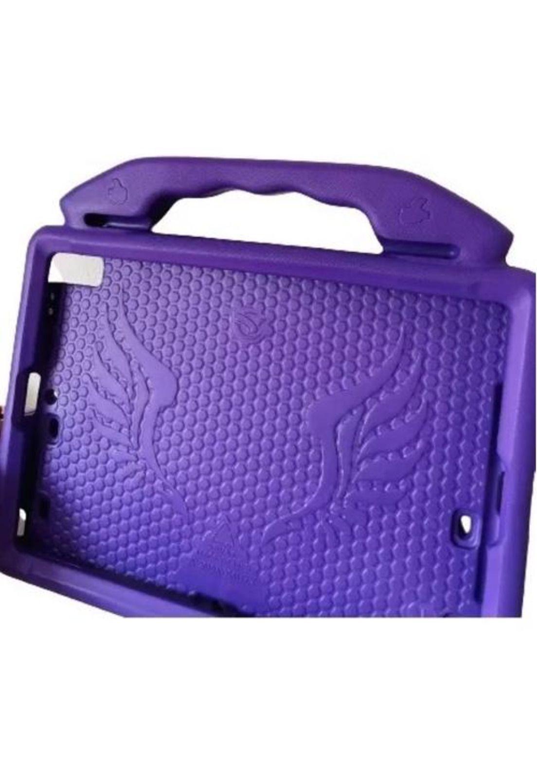 Carcasa para niños anti-golpes para iPad 10.2, color morado-3
