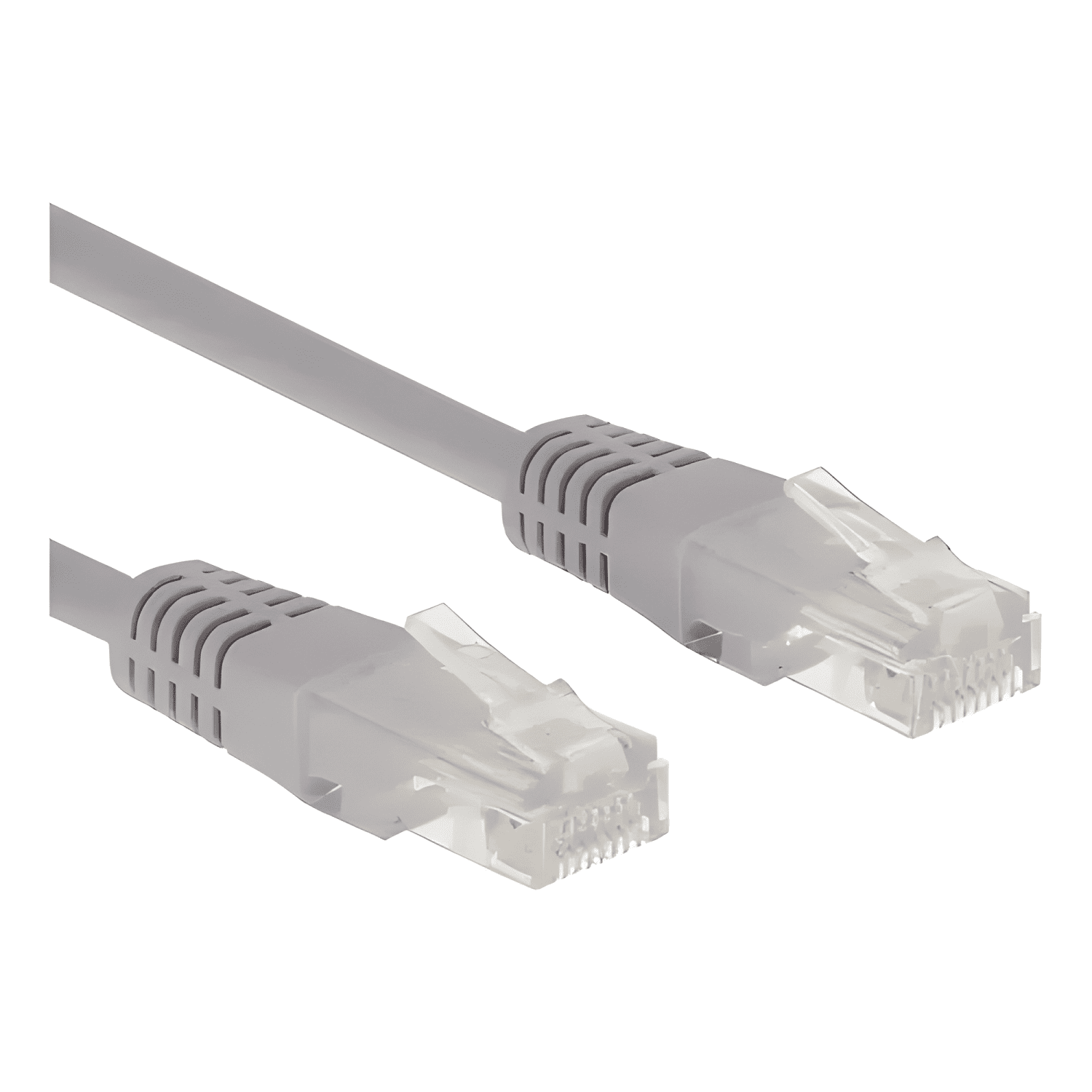Cable Red Cat 5e 30 Cm Gris-0