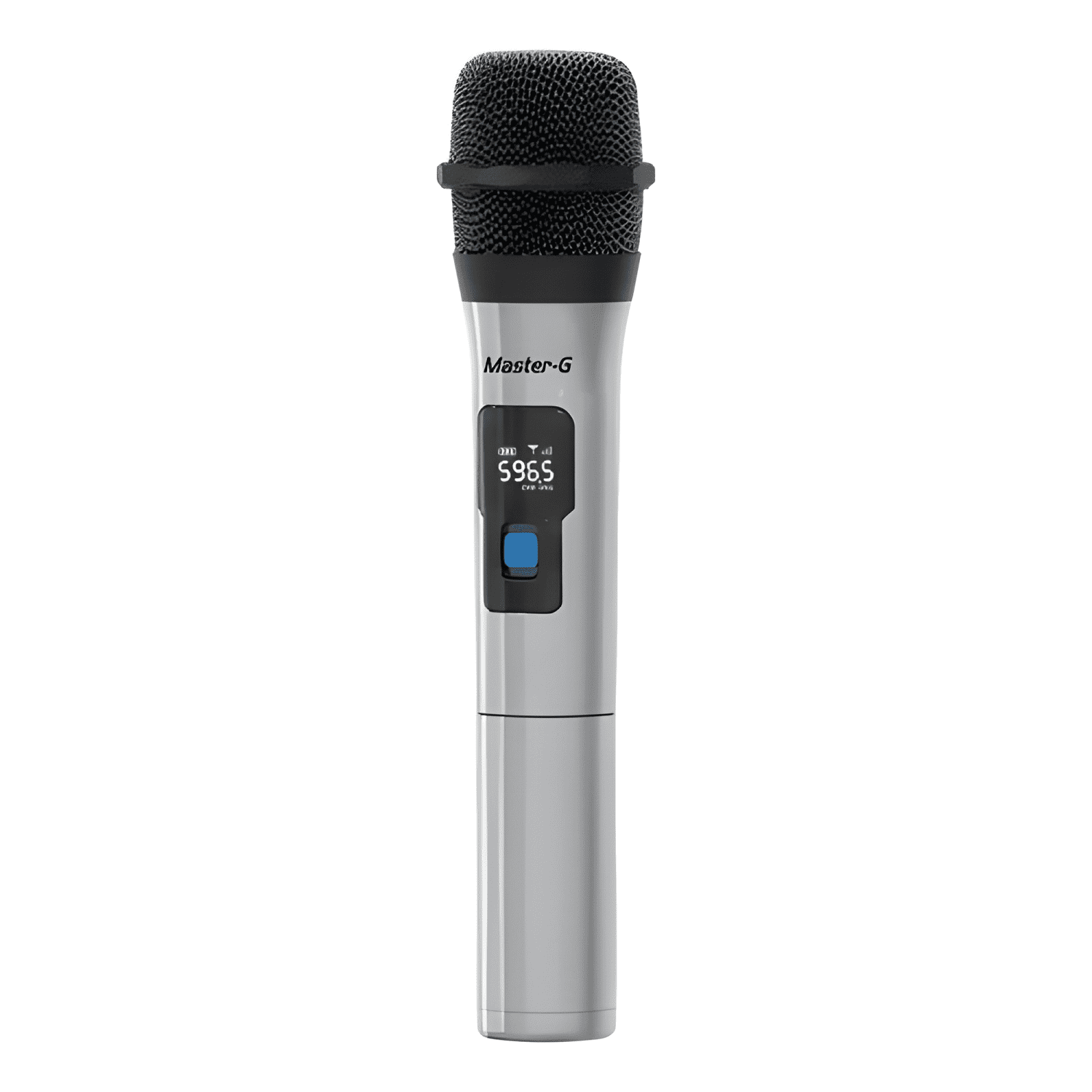 Par micrófonos inalámbricos receptor uhf karaoke Gris-4