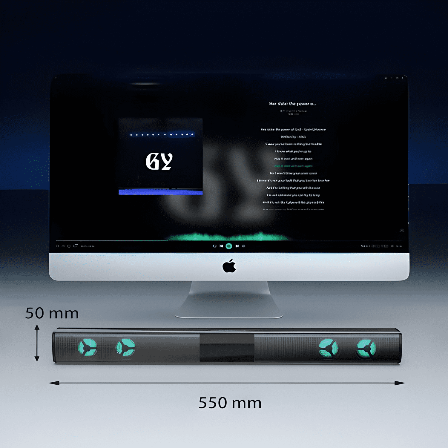 Barra de sonido desmontable bluetooth hdmi aux barra-4