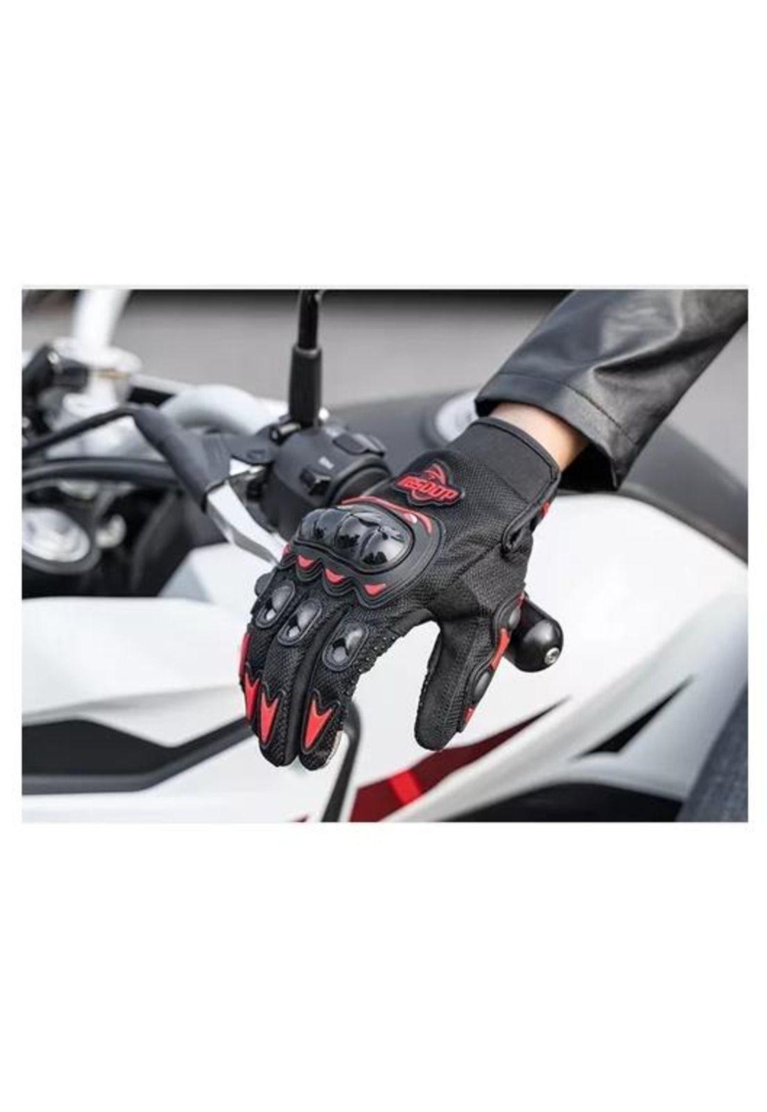 Guantes para Moto - Protección Invierno Impermeables Ciclismo Color Verde Talla XL-6