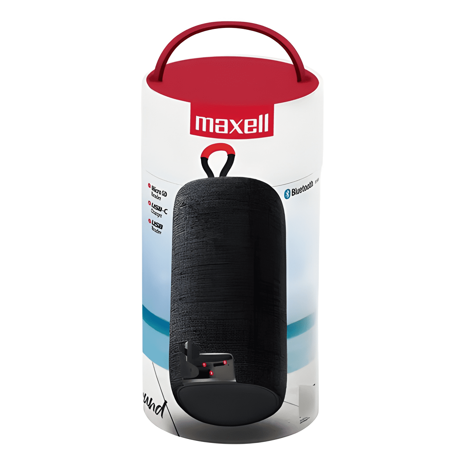 Parlante bluetooth portátil distrikt tws 7 hr Negro-2
