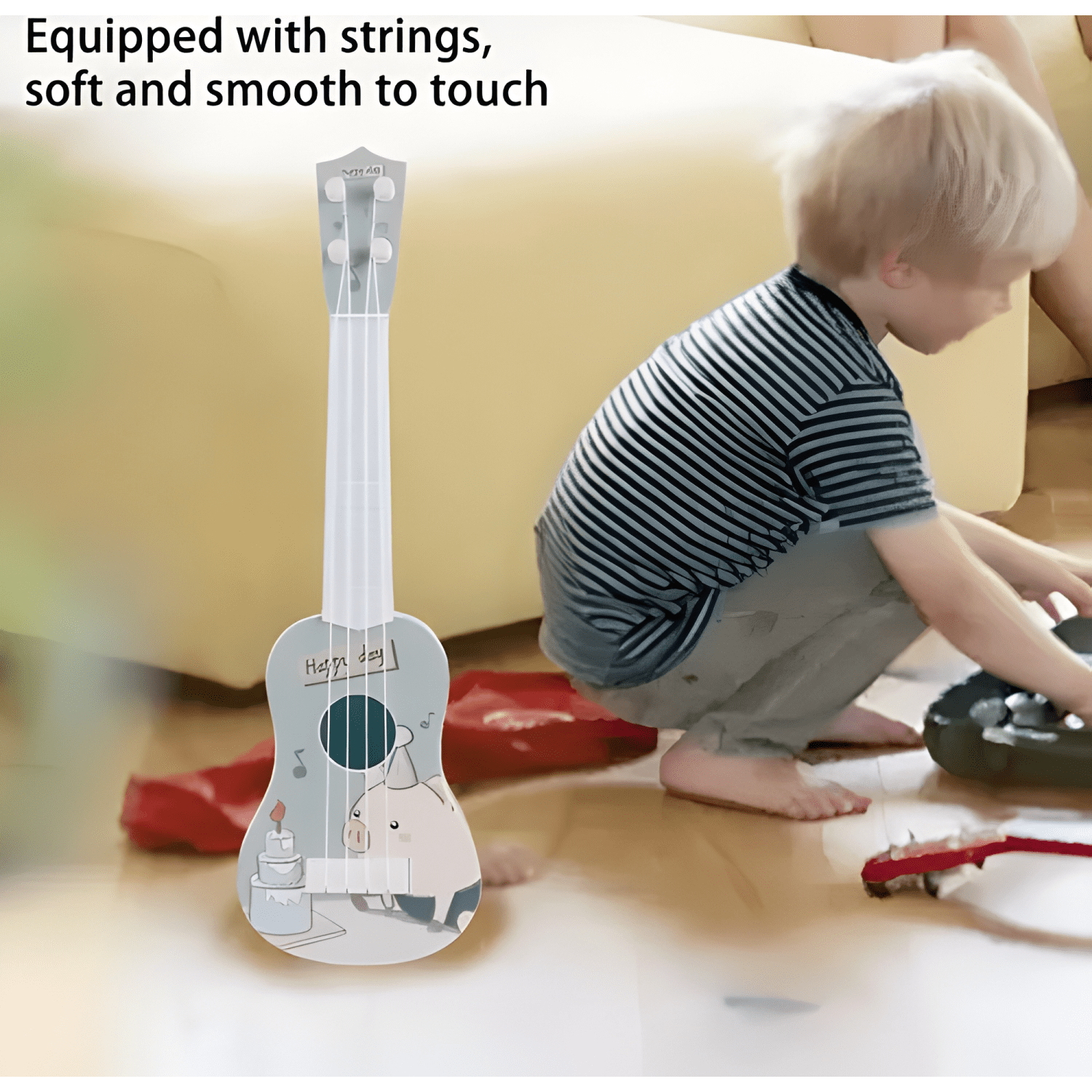Guitarra, ukelele musical infantil para niño y niña-2