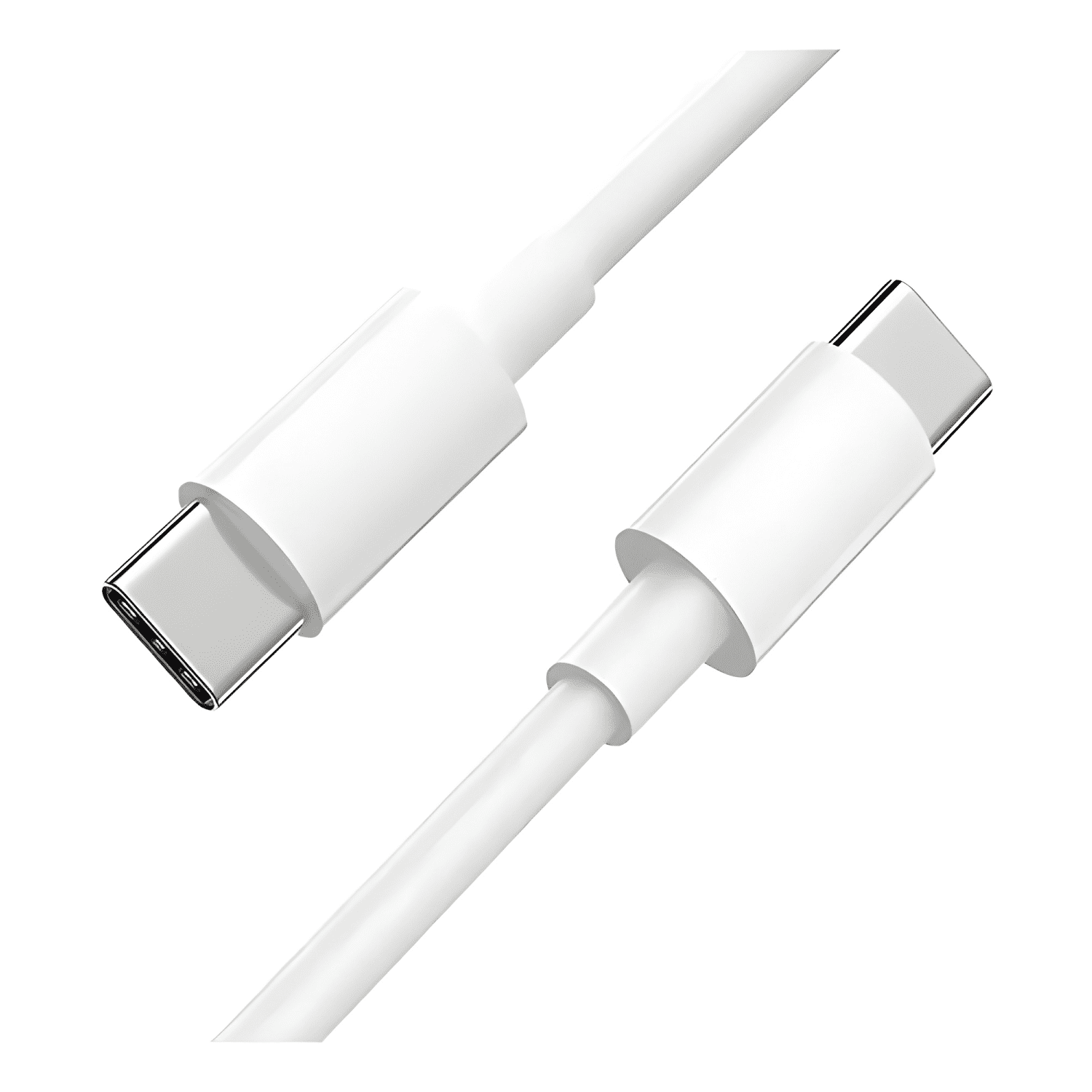 Cable hoco x51 data tipo c a tipo c 100w 1m Blanco-4