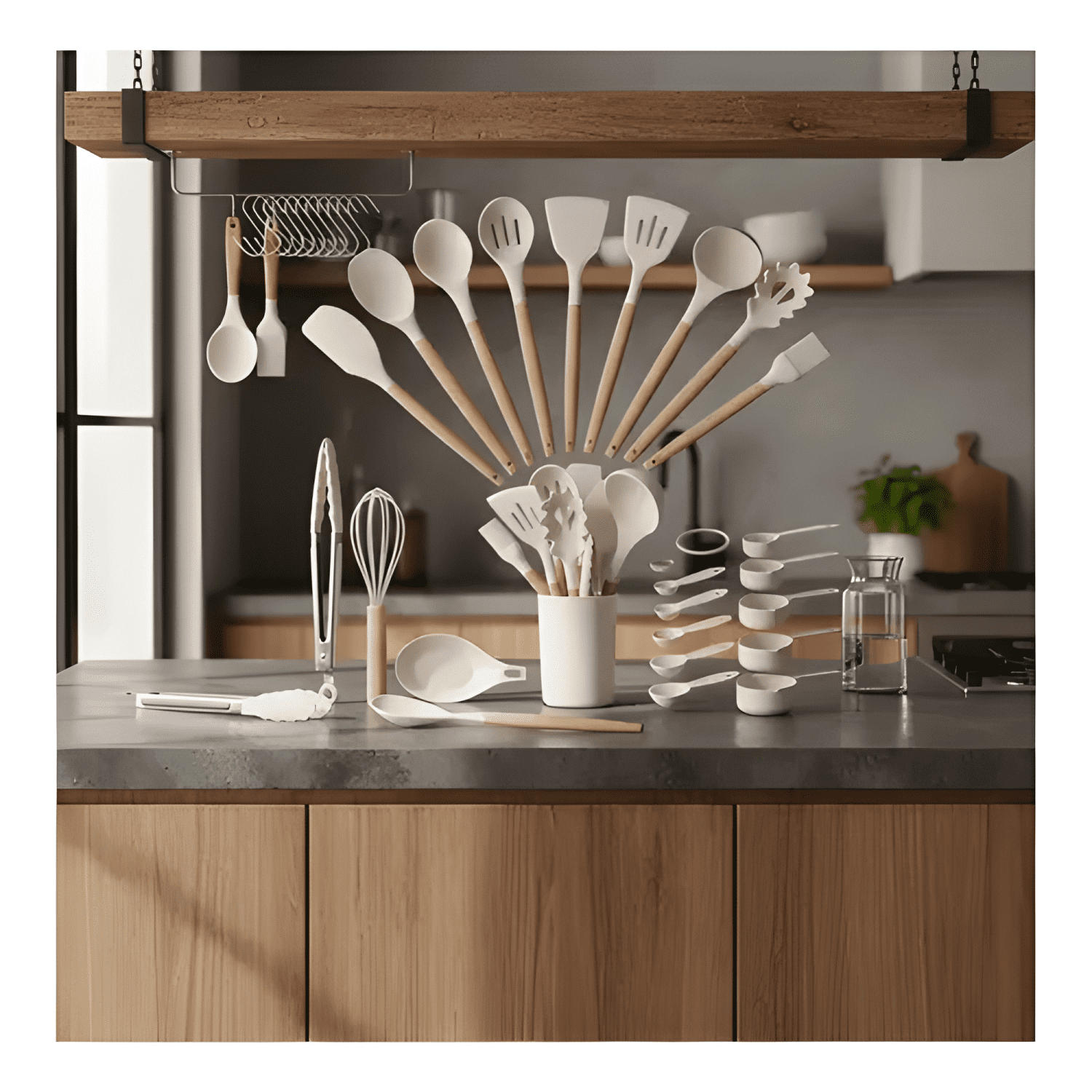 Juego de utensilios cocina premium tasas medidora 33pzas #2-3