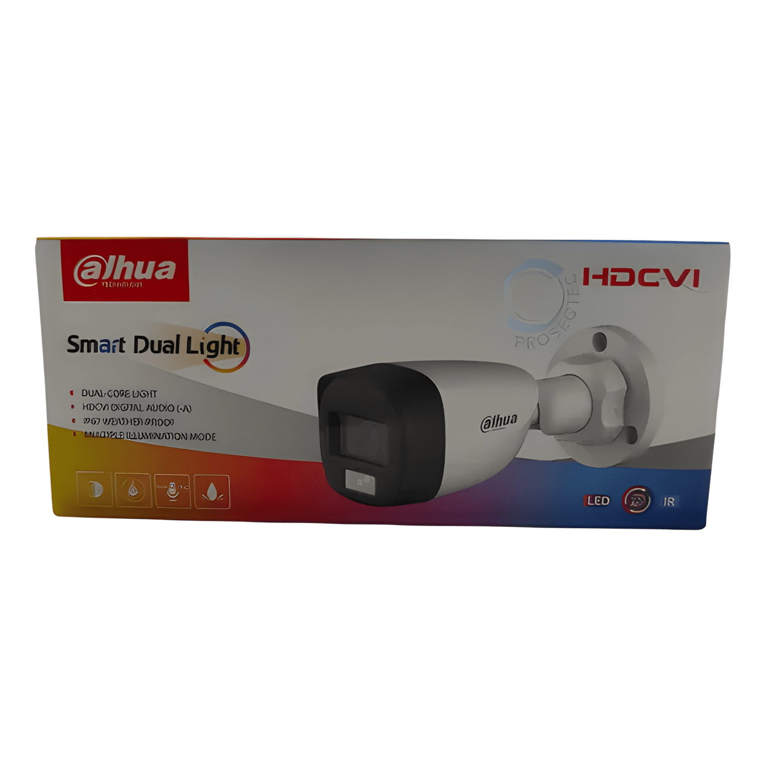 Camara Bullet 2mp Iluminación Dual Fullcolor 2.8mm Blanco-4