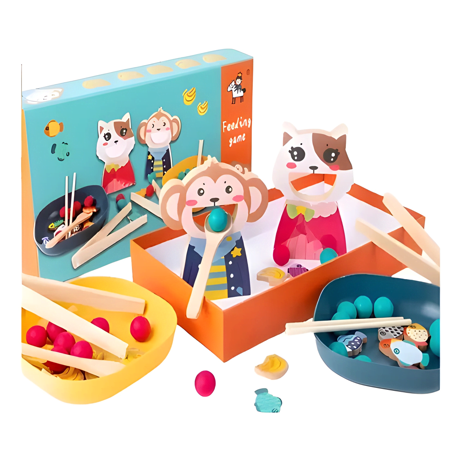 Juego didáctico estimulación motricidad fina para niños-0