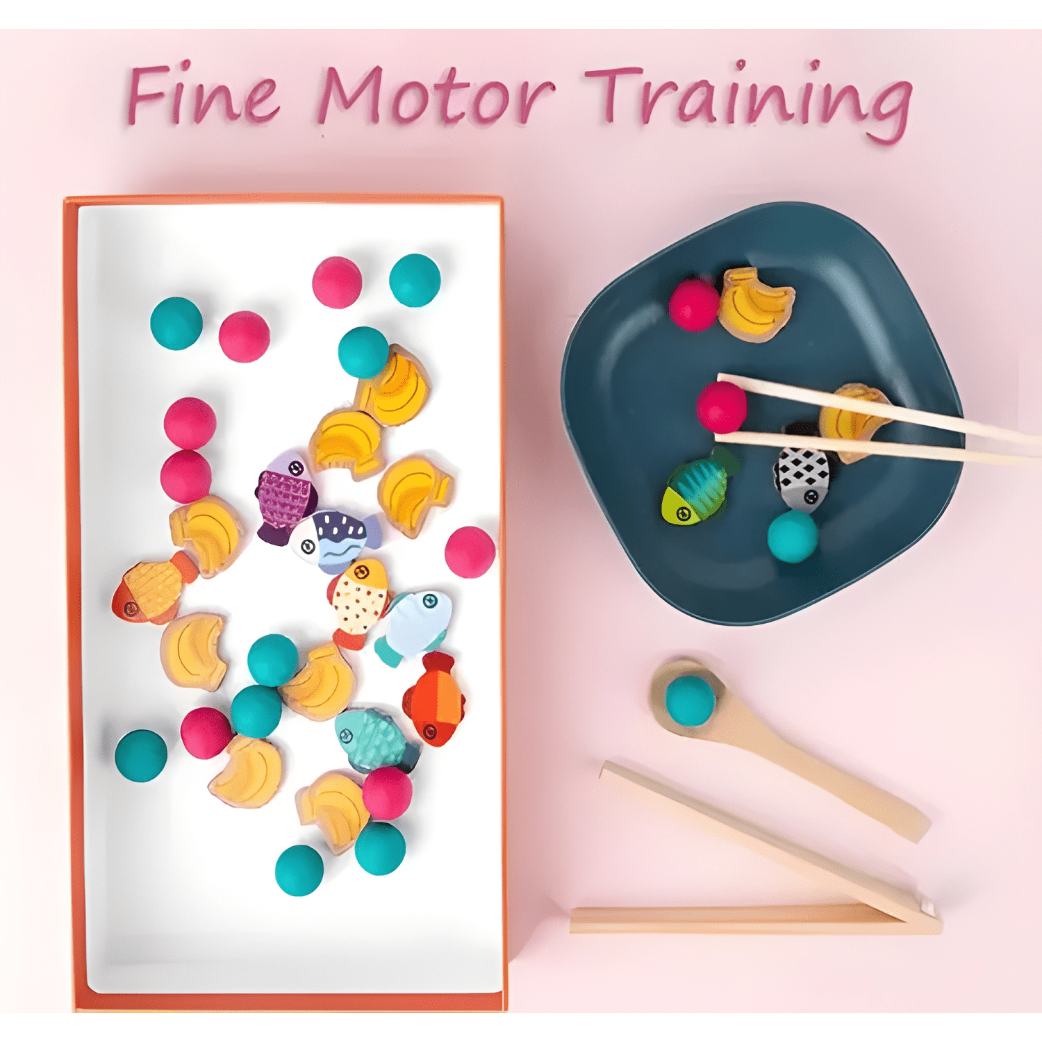 Juego didáctico estimulación motricidad fina para niños-4