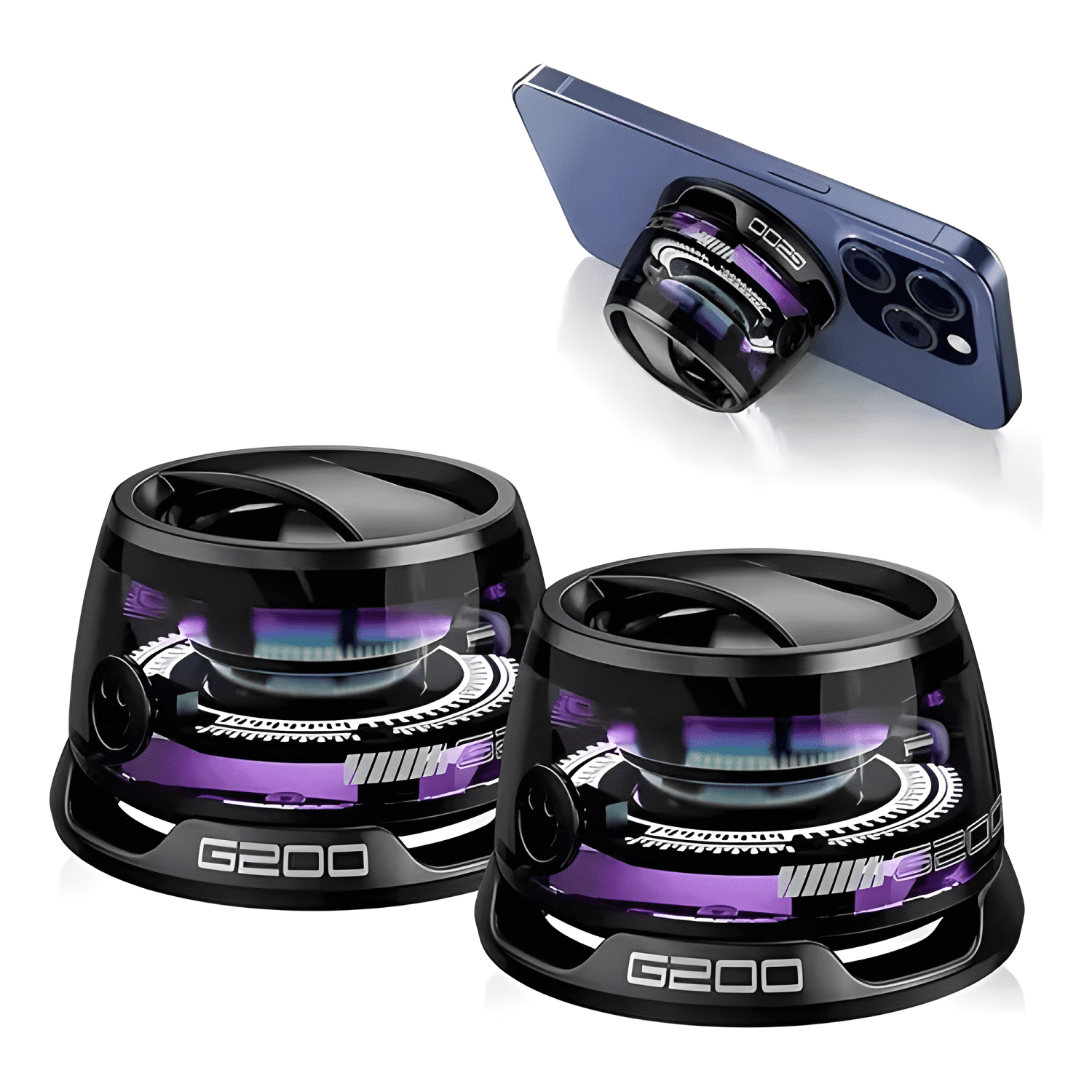 X2 altavoz magnético iluminación rgb bt5 3 mini sound-0