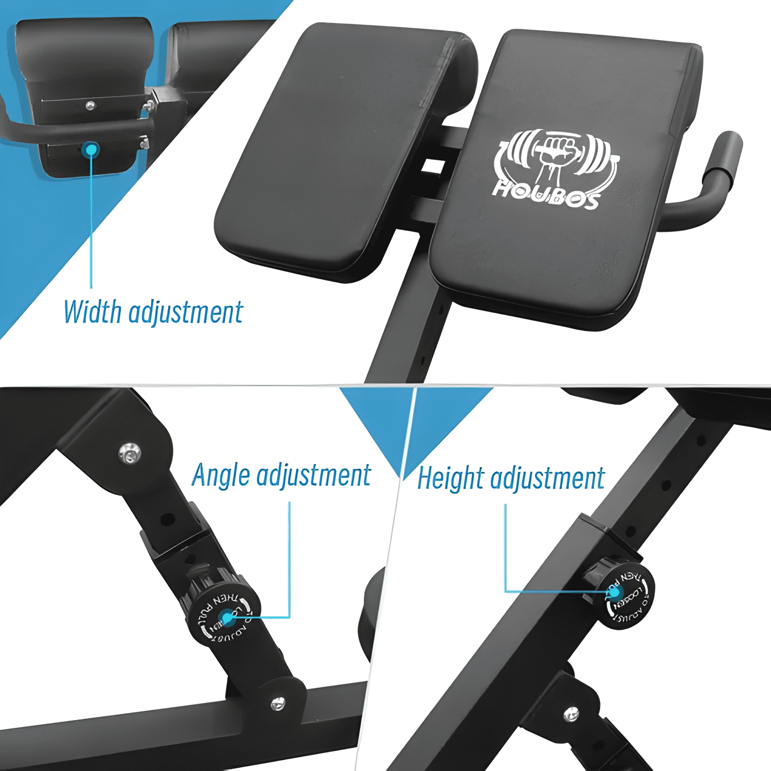 Silla romana banco de hiperextensión lumbar #1-2