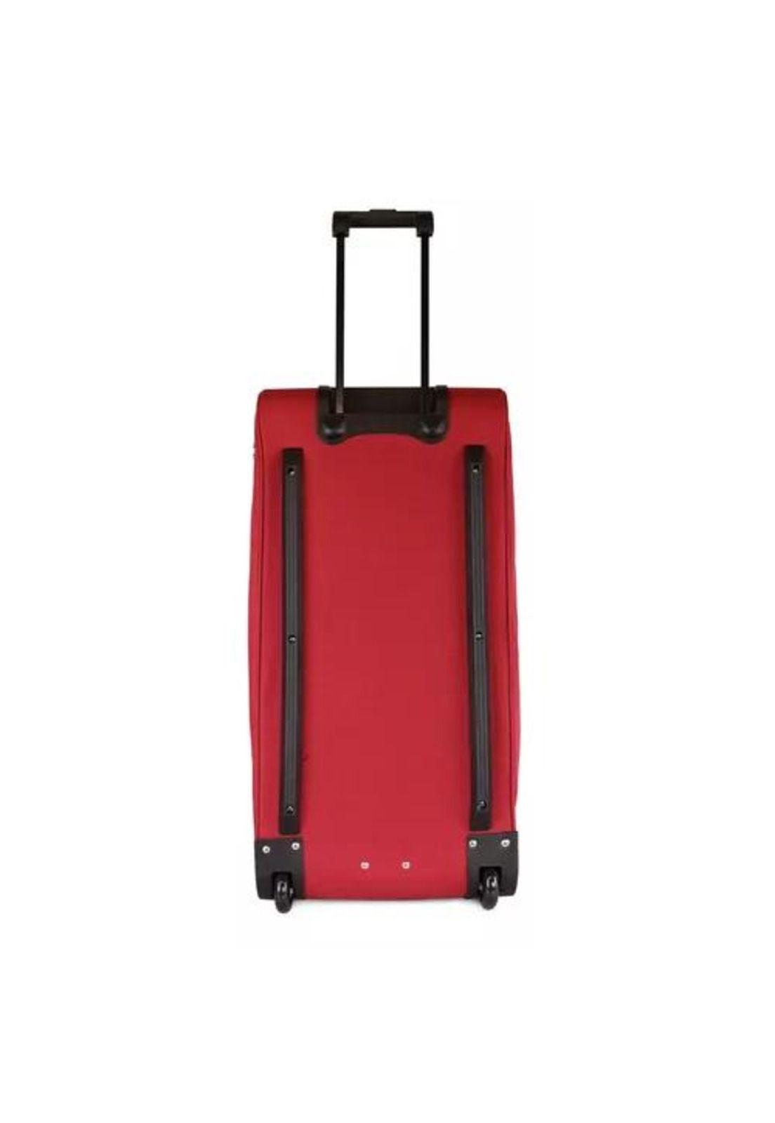 Bolso de viaje con ruedas Kross L, 131 L, rojo con candado-3