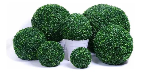 Bola planta artificial exterior decoración-1