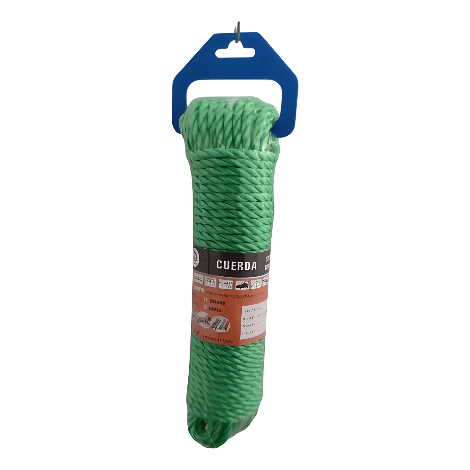 Cuerda cordel amarra soga plástico nylon 6mm x 20 m #19-0