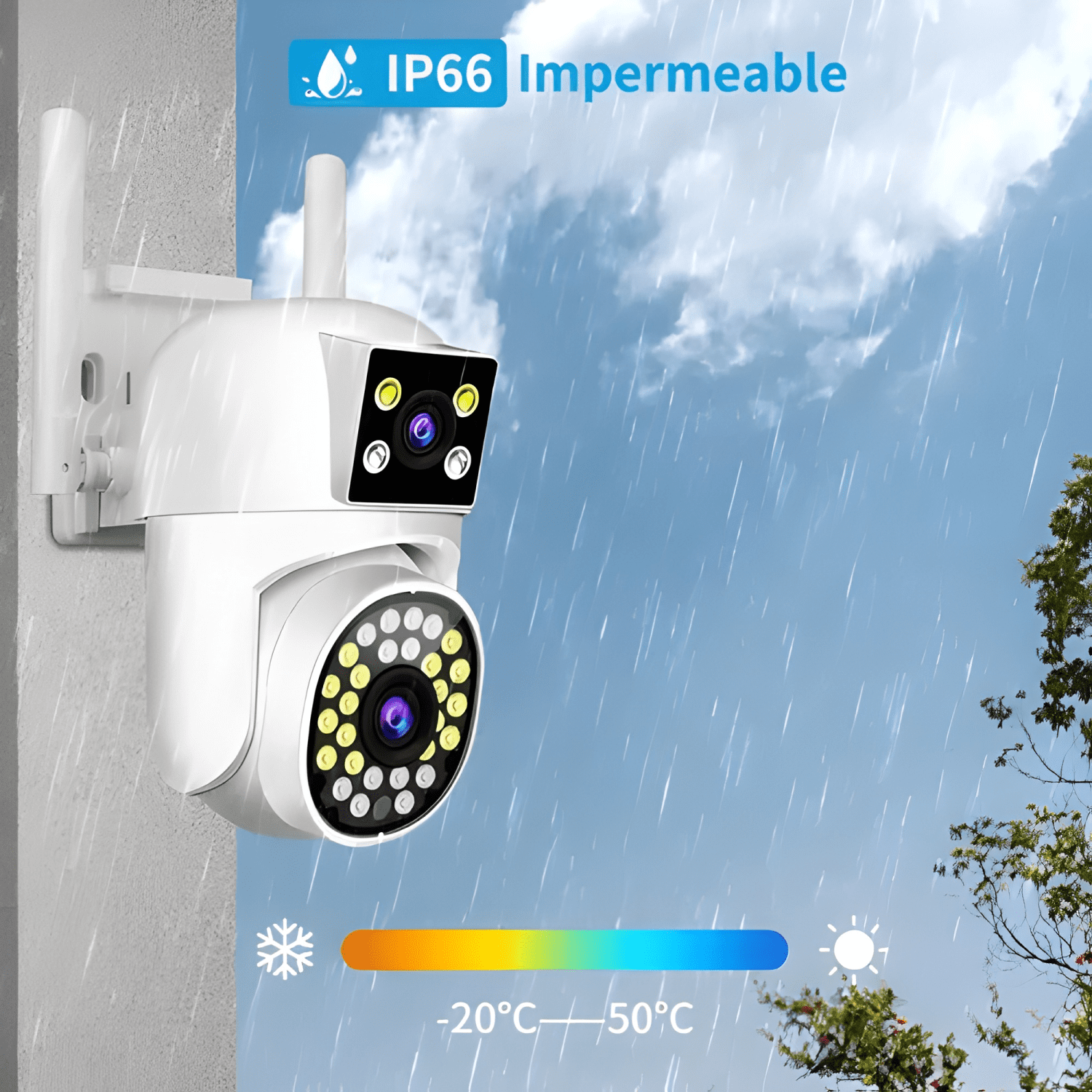 Cámara Wifi Seguridad Ip Exterior Doble Lente Wifi Exterior-2