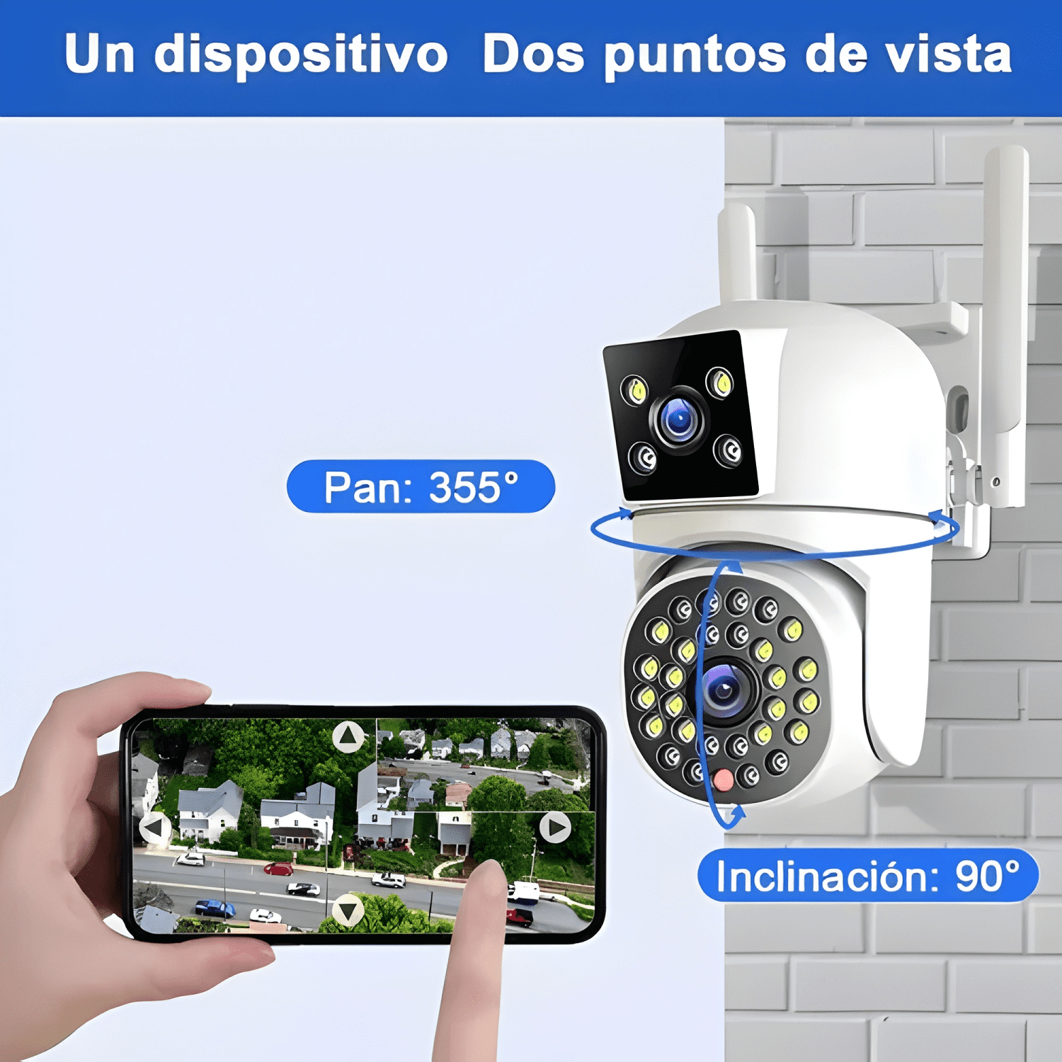 Cámara Wifi Seguridad Ip Exterior Doble Lente Wifi Exterior-3