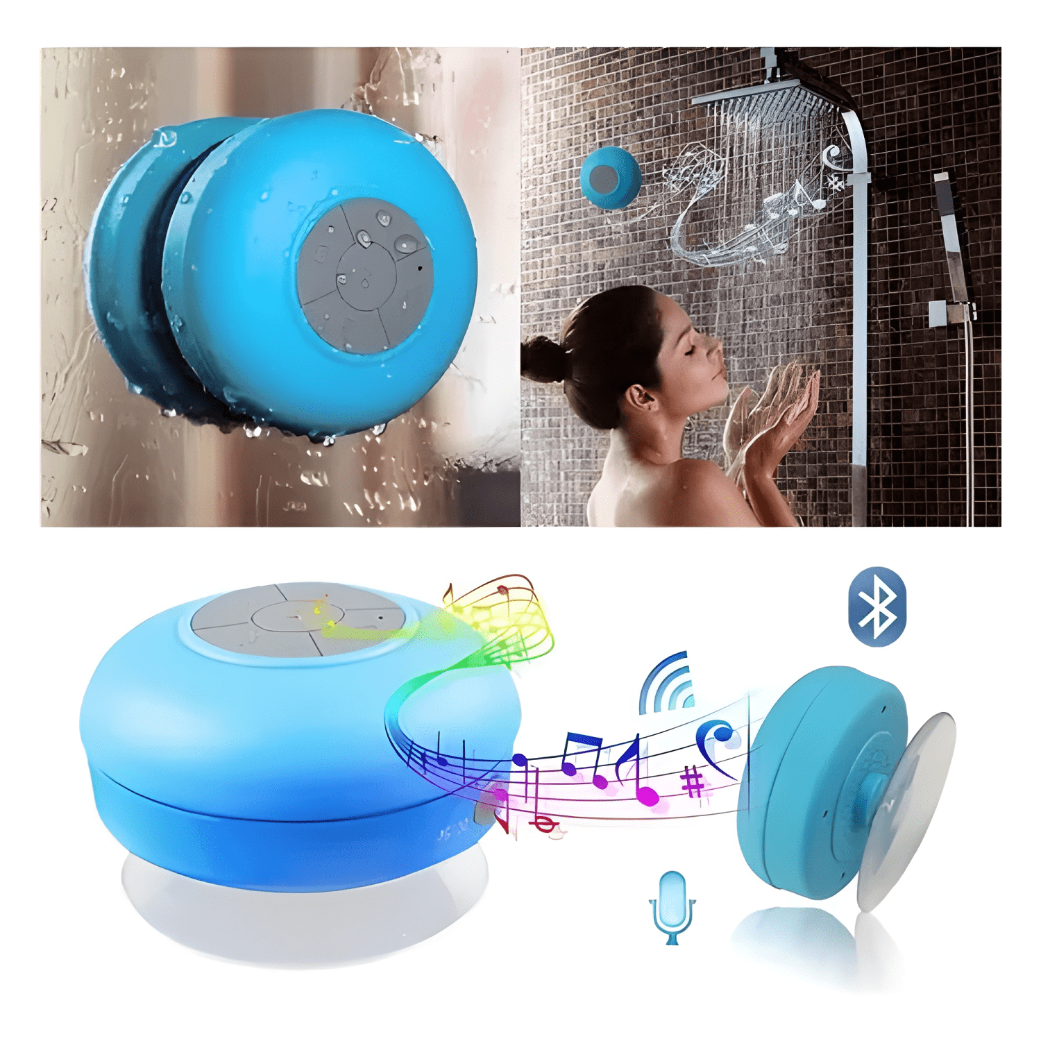 Parlante portátil bluetooth xd djs a prueba de agua-4