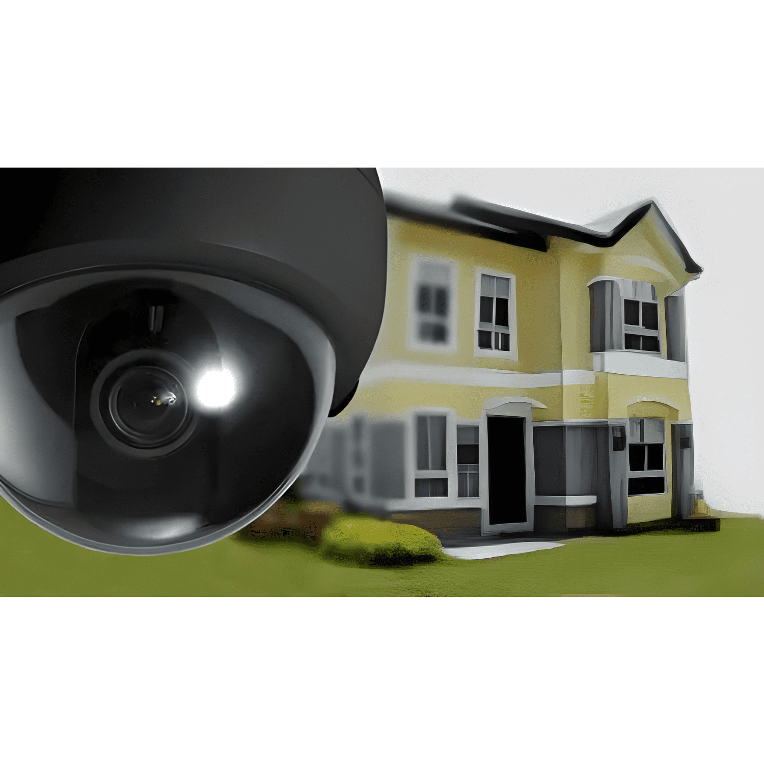Pack X10 Camara Falsa de Vigilancia Tipo Domo Replica Exacta-2