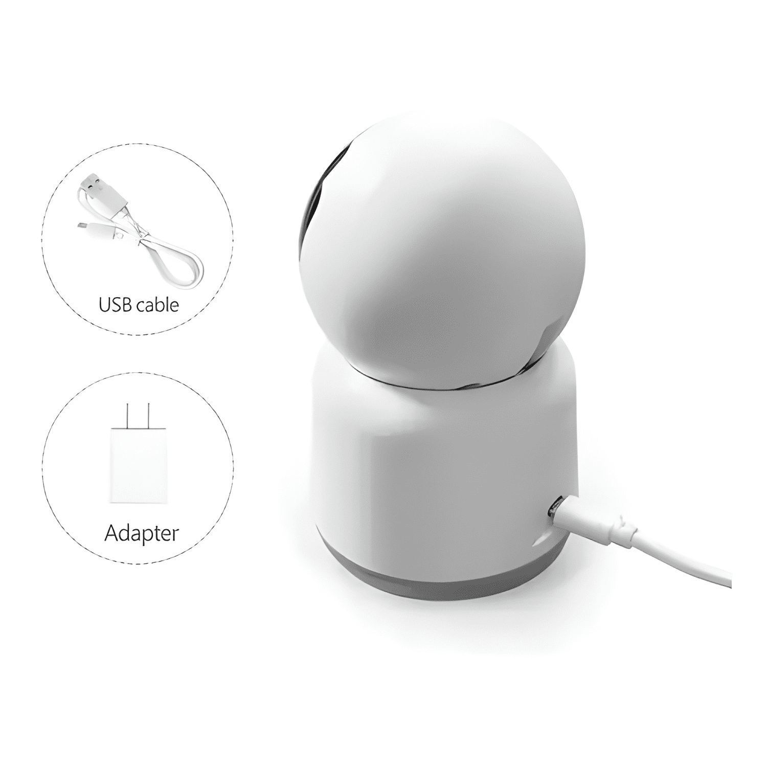 Cámara Vhome Wifi Ptz Ie2 Indoor 2mp Alexa Google Vshop-3