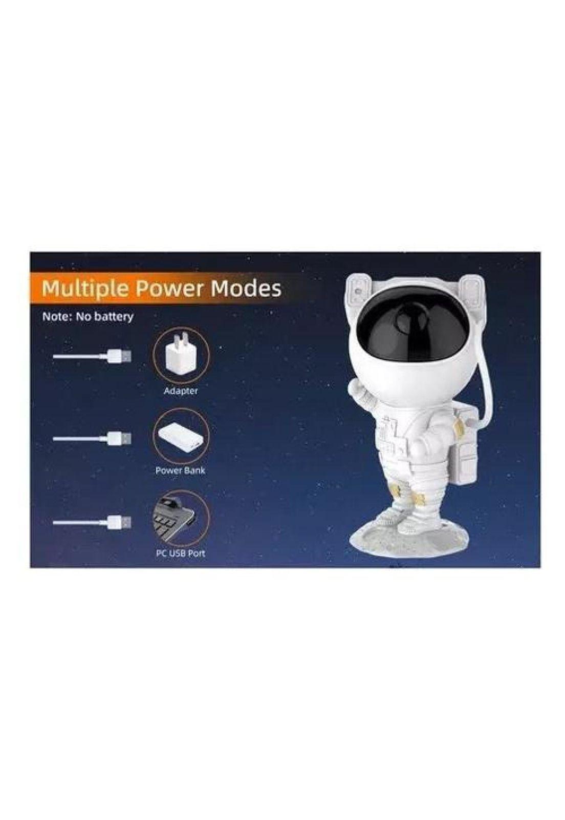 Proyector galaxia, lámpara LED de astronauta, color gris-2