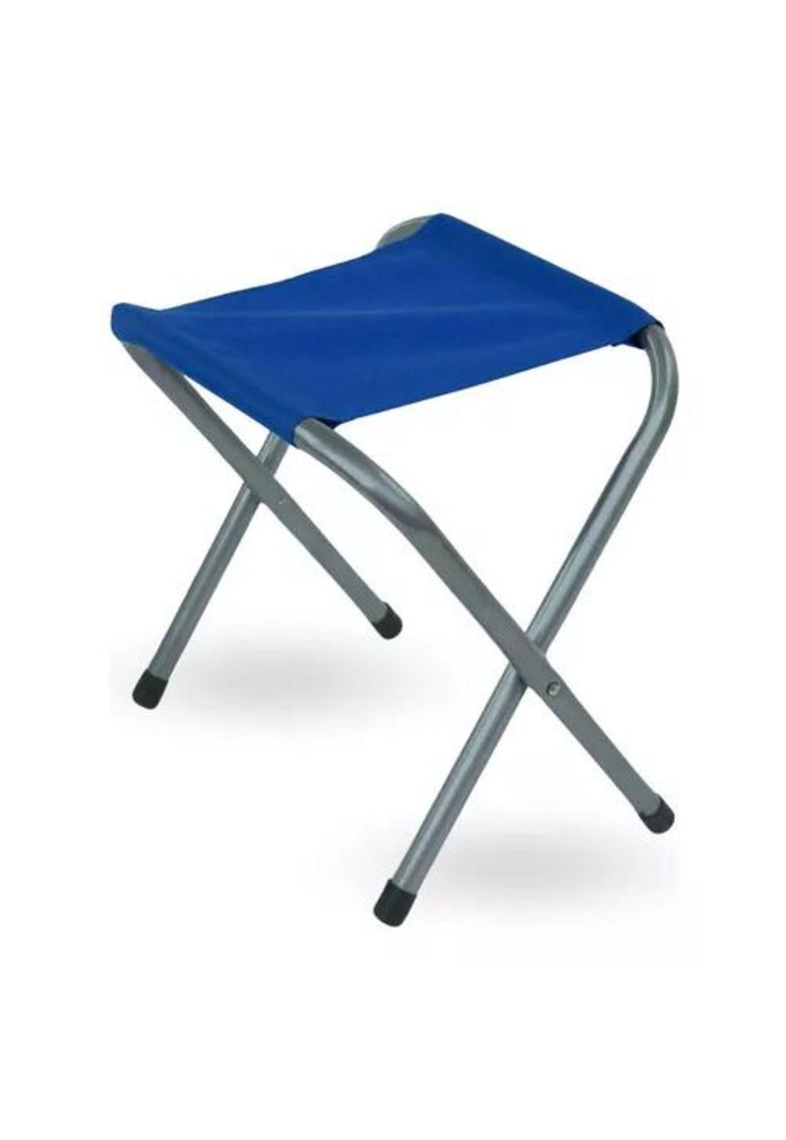 Asiento plegable para camping azul-0