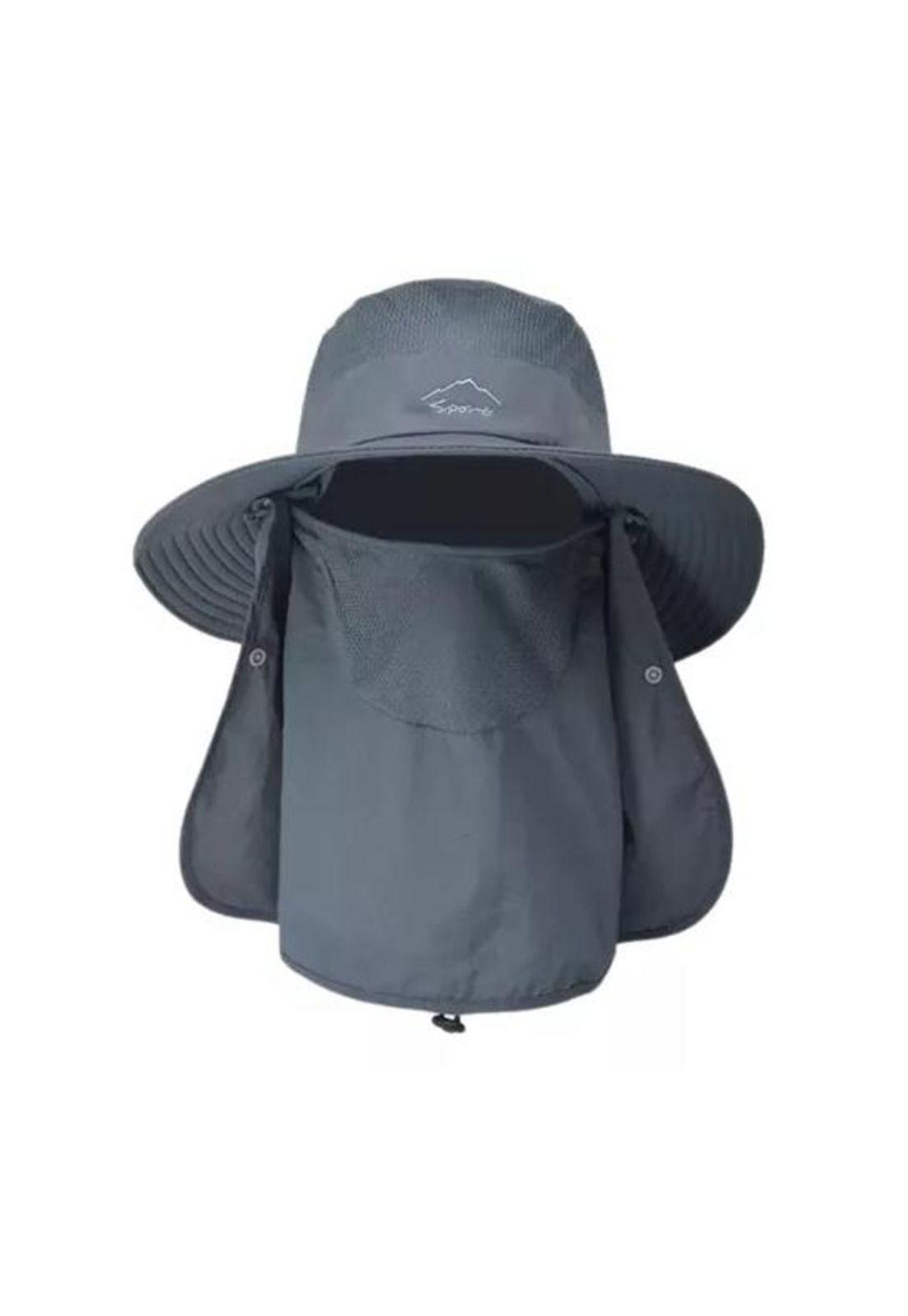 Sombrero Boonie Legionario Protección Solar Gris-0