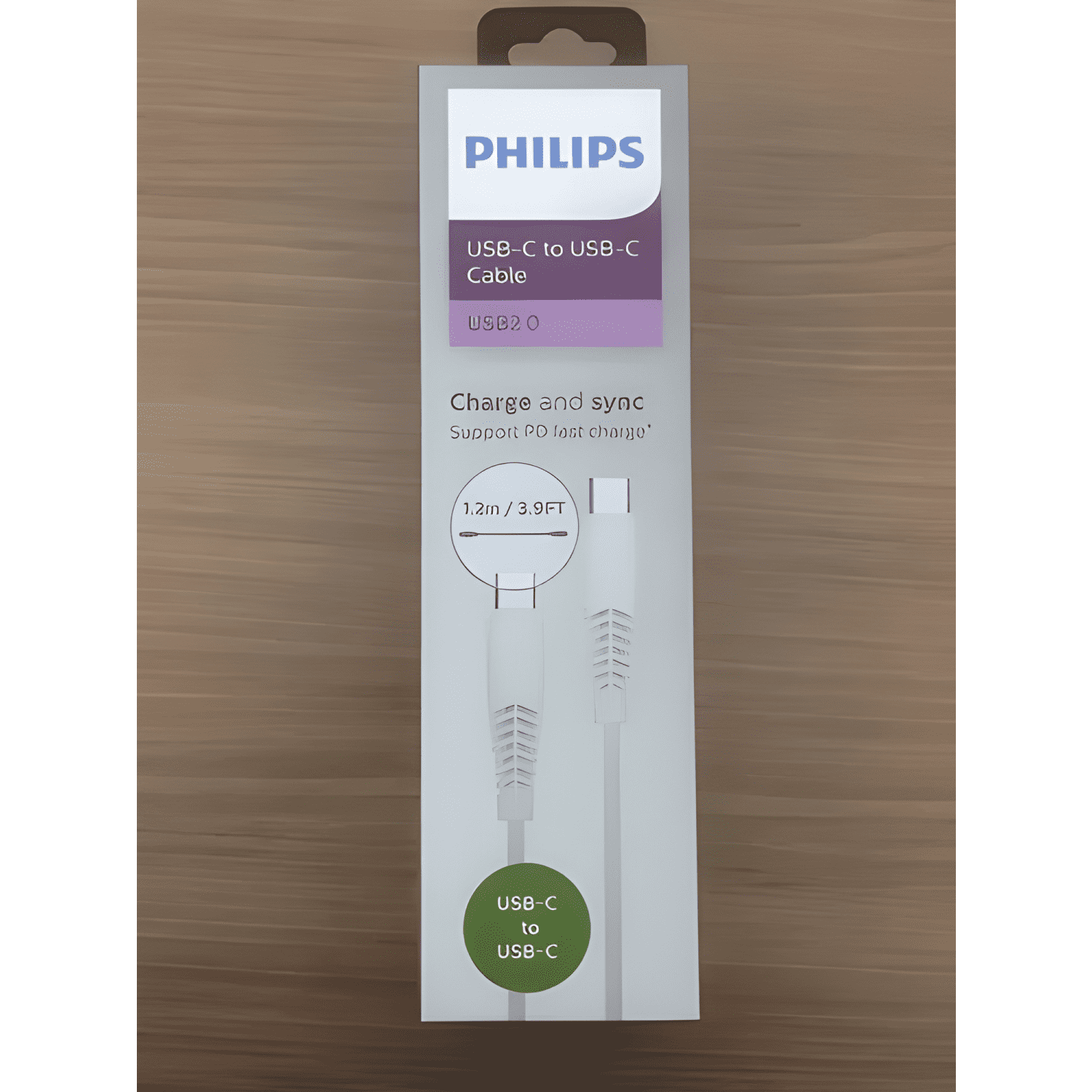 Cable ubc-c a USB-C 1m 2a max dlc5531w blanco Blanco-3