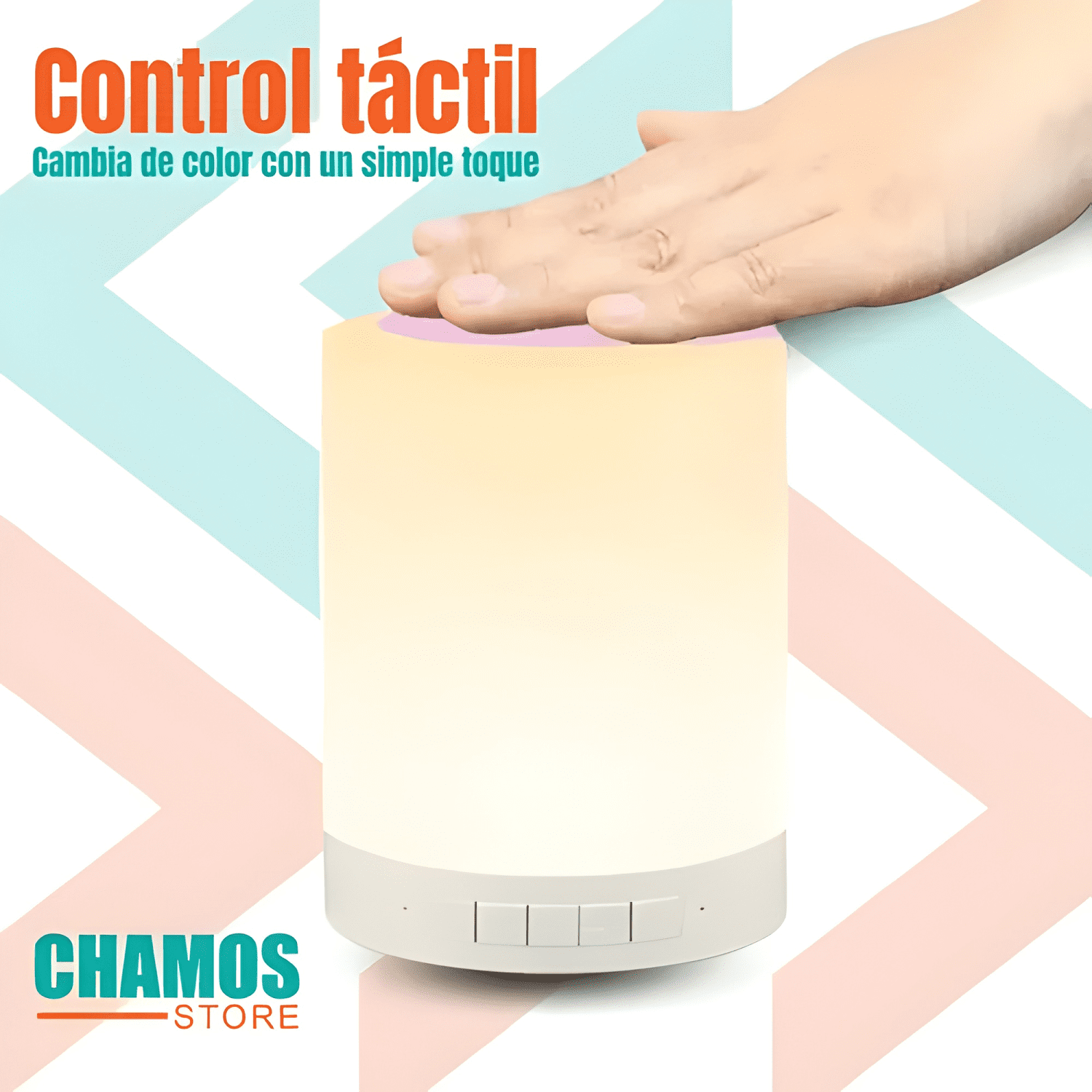 Parlante portátil táctil bluetooth con luces led-2