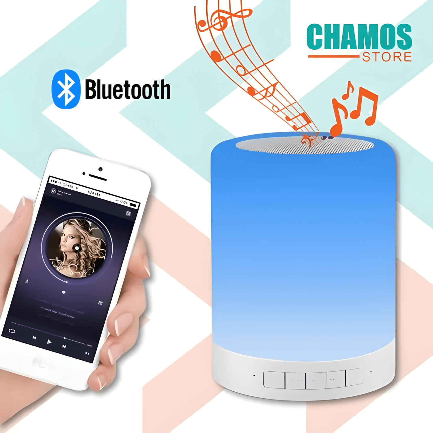 Parlante portátil táctil bluetooth con luces led-4