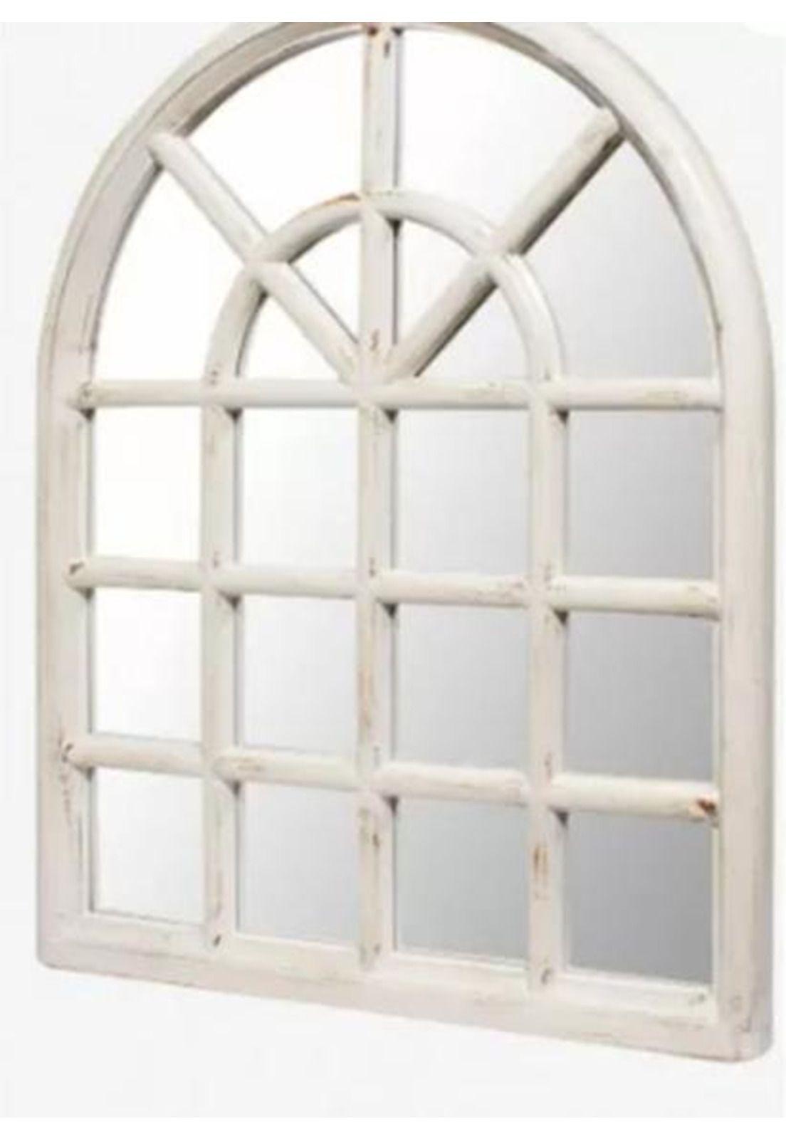 Marco Espejo Decorativo Clásico Forma de Ventana Vintage-2