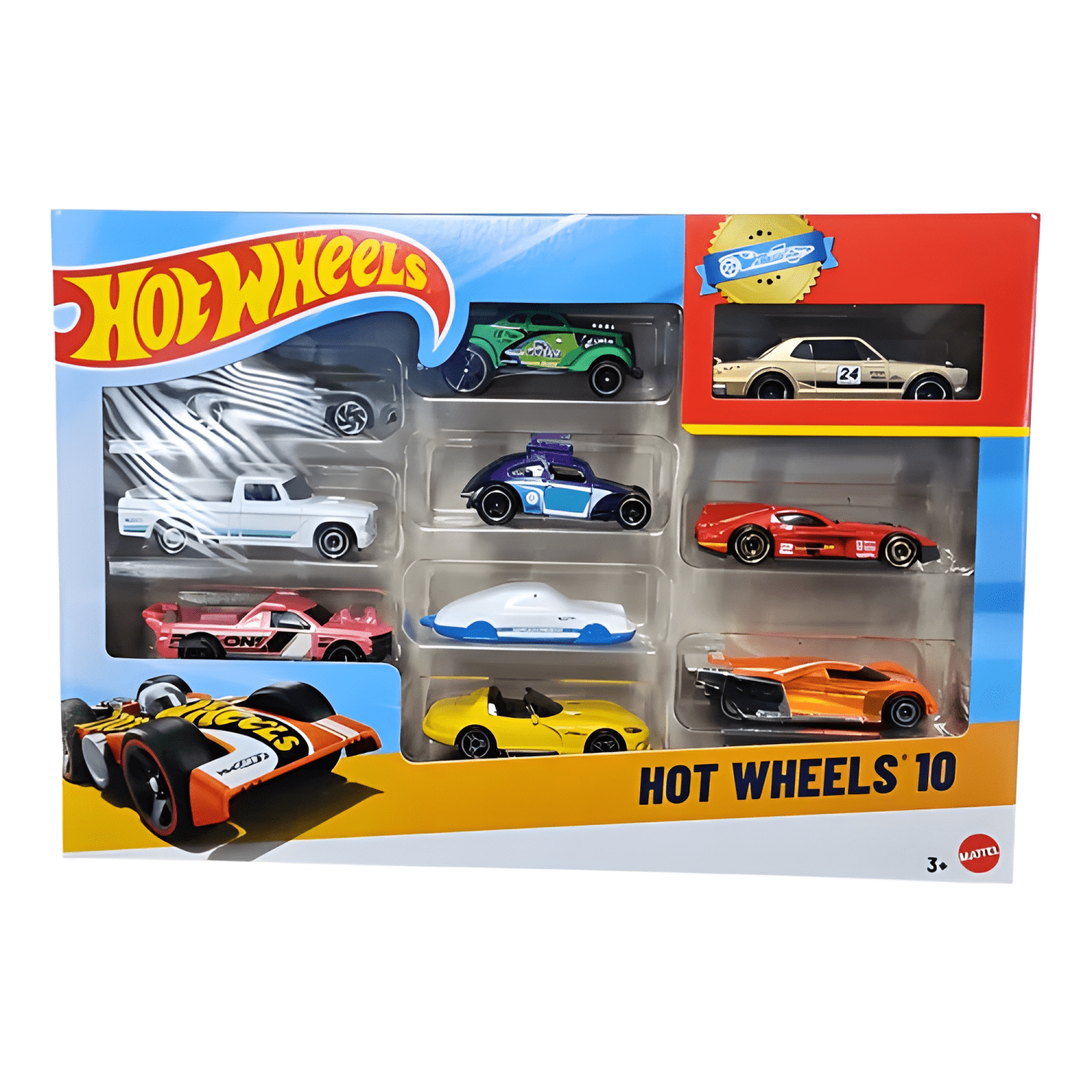 Pack 10 autos Hot Wheels coleccionables escala 1:64-4