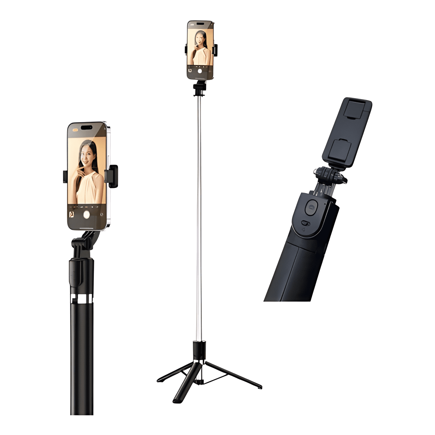 Palo Selfies Tripode Celular Bluetooth 170cm Monopod Soporte-0