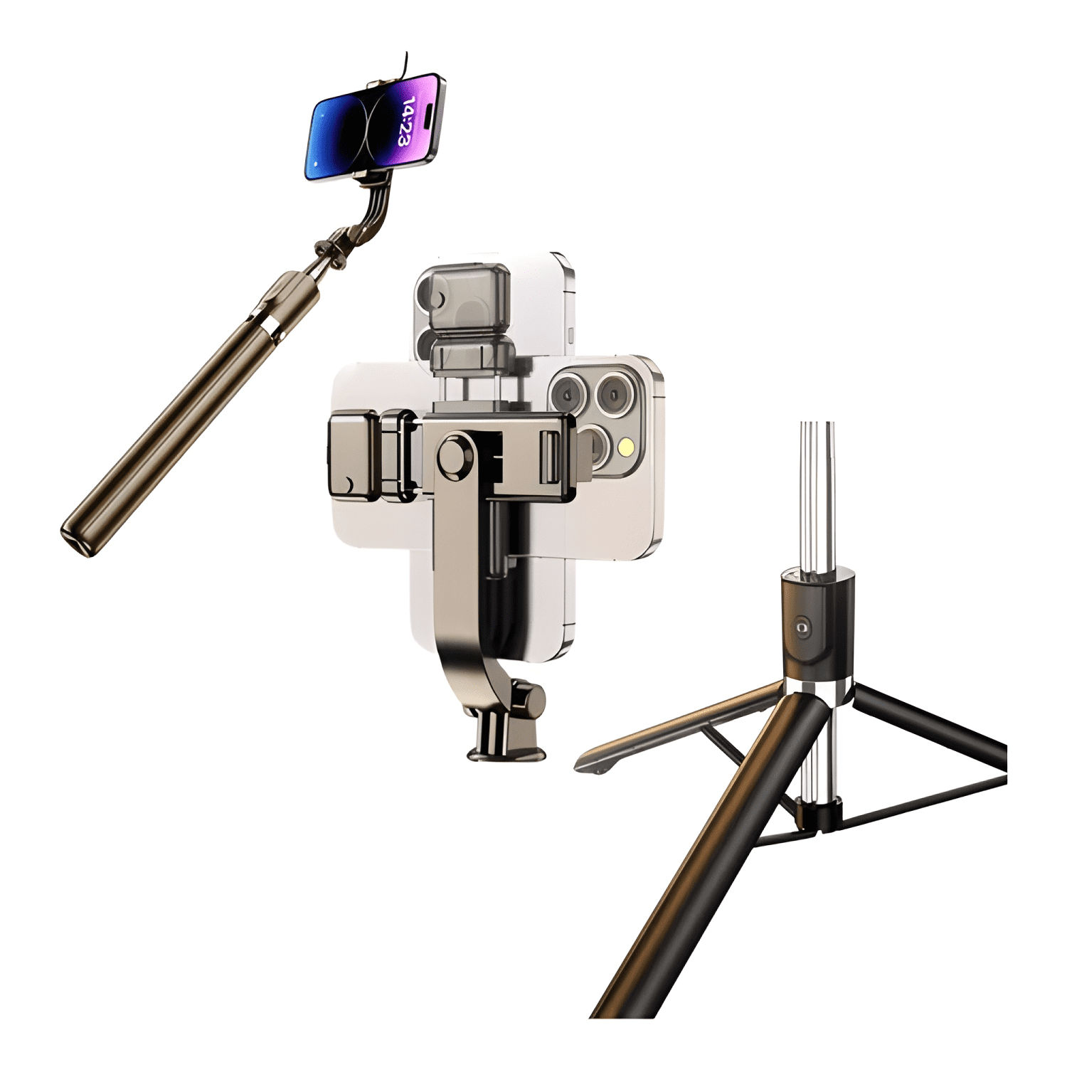 Palo Selfies Tripode Celular Bluetooth 170cm Monopod Soporte-1