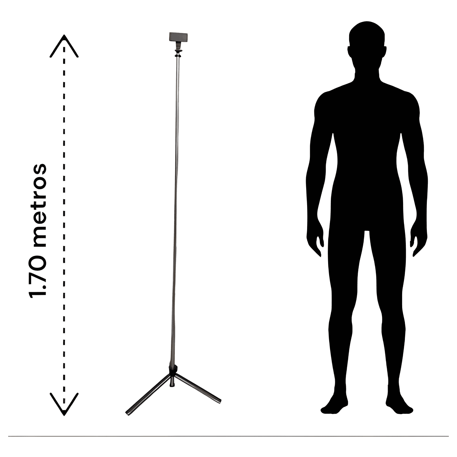 Palo Selfies Tripode Celular Bluetooth 170cm Monopod Soporte-2