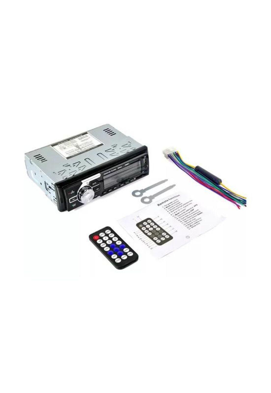 Reproductor para auto Bluetooth MP3 USB, manos libres, color negro-2