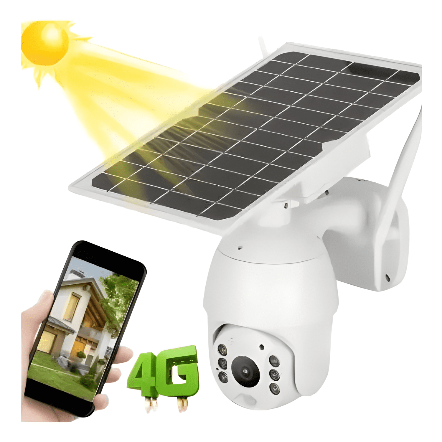 Cámara H D Ptz Solar 5mp Ip67 Wifi con Movimiento-2