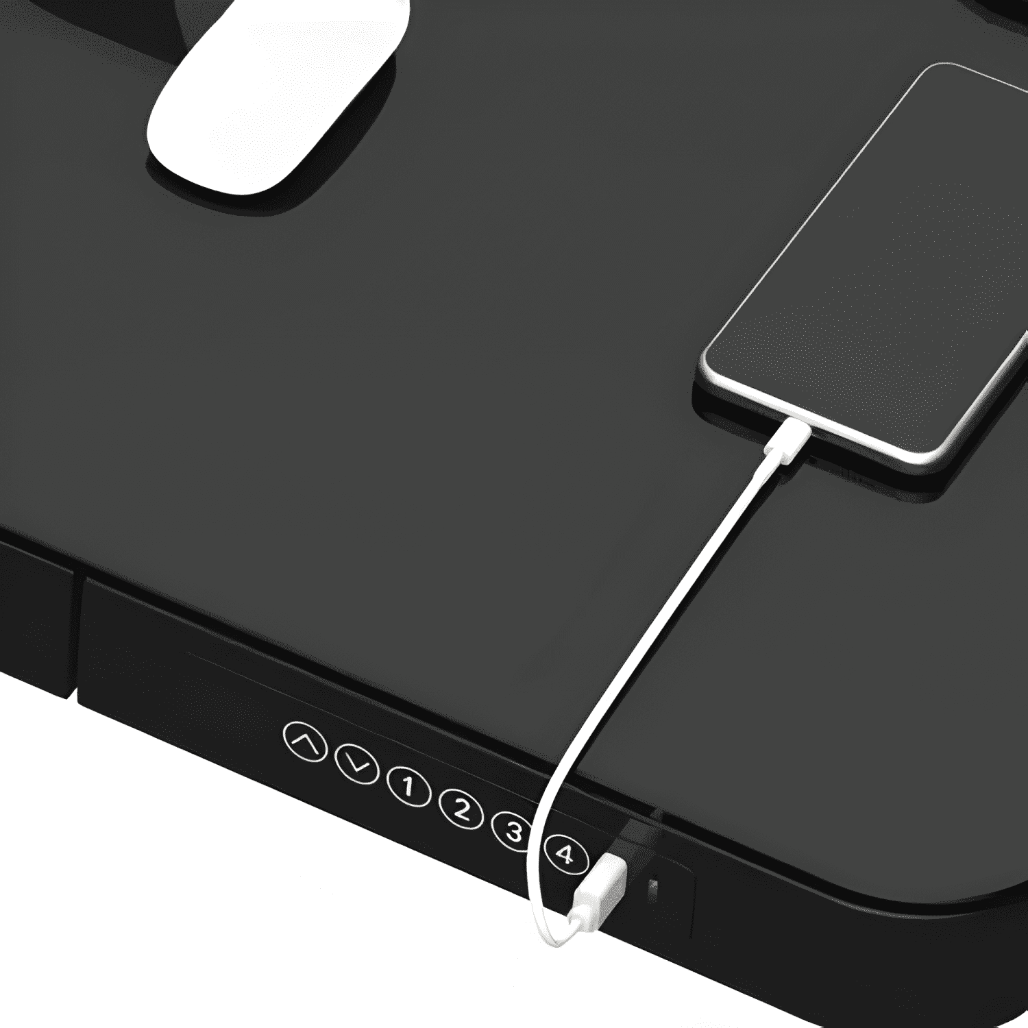 Escritorio home office cosmo eléctrico form Negro-3