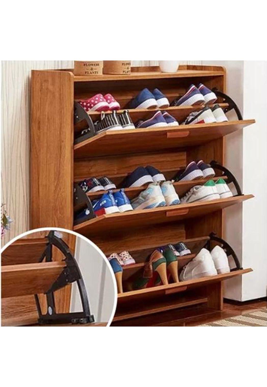 Zapatera Organizadora Marrón-3