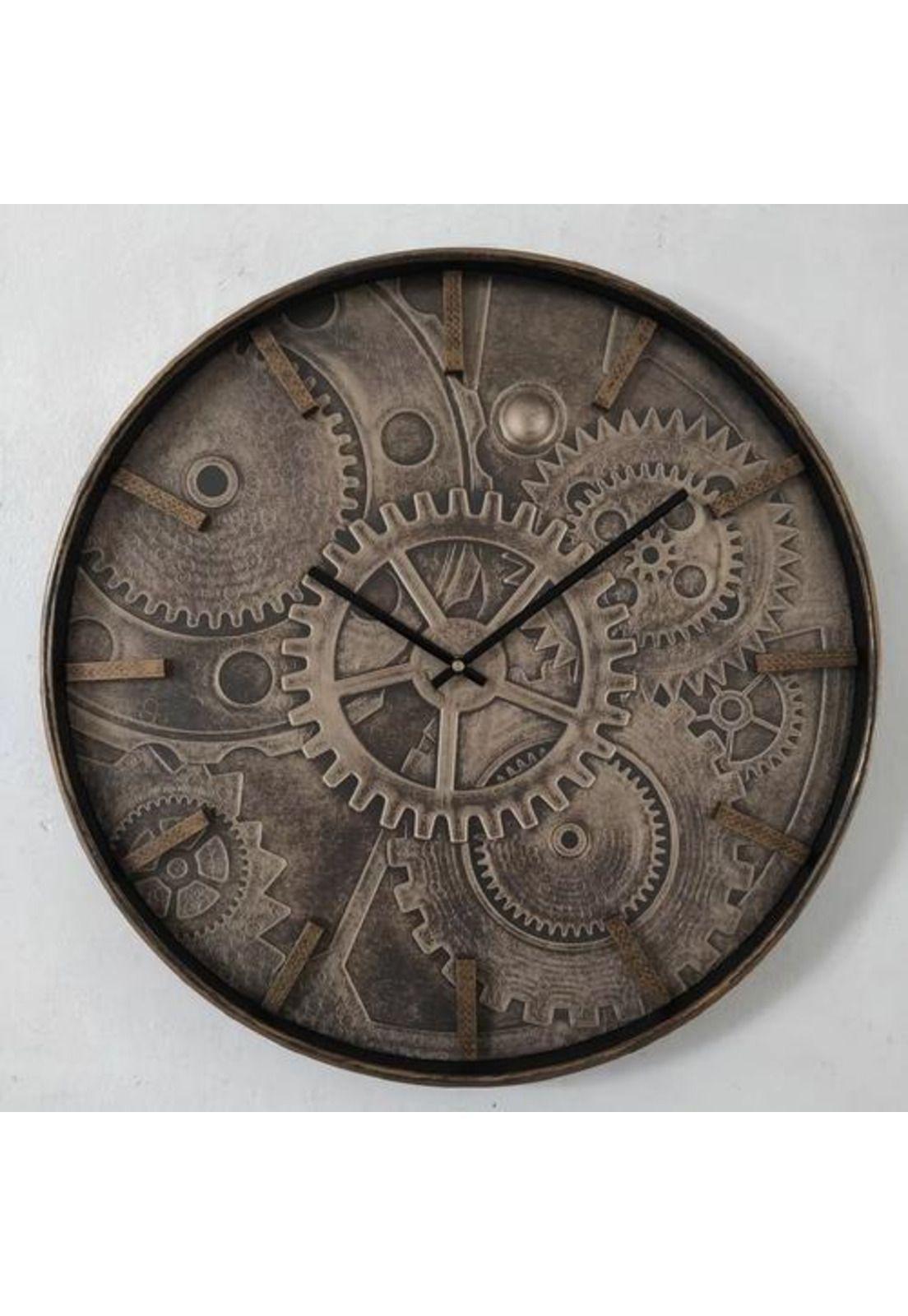 Reloj de pared 52.9x23.2x55 cm, elemental, café-0