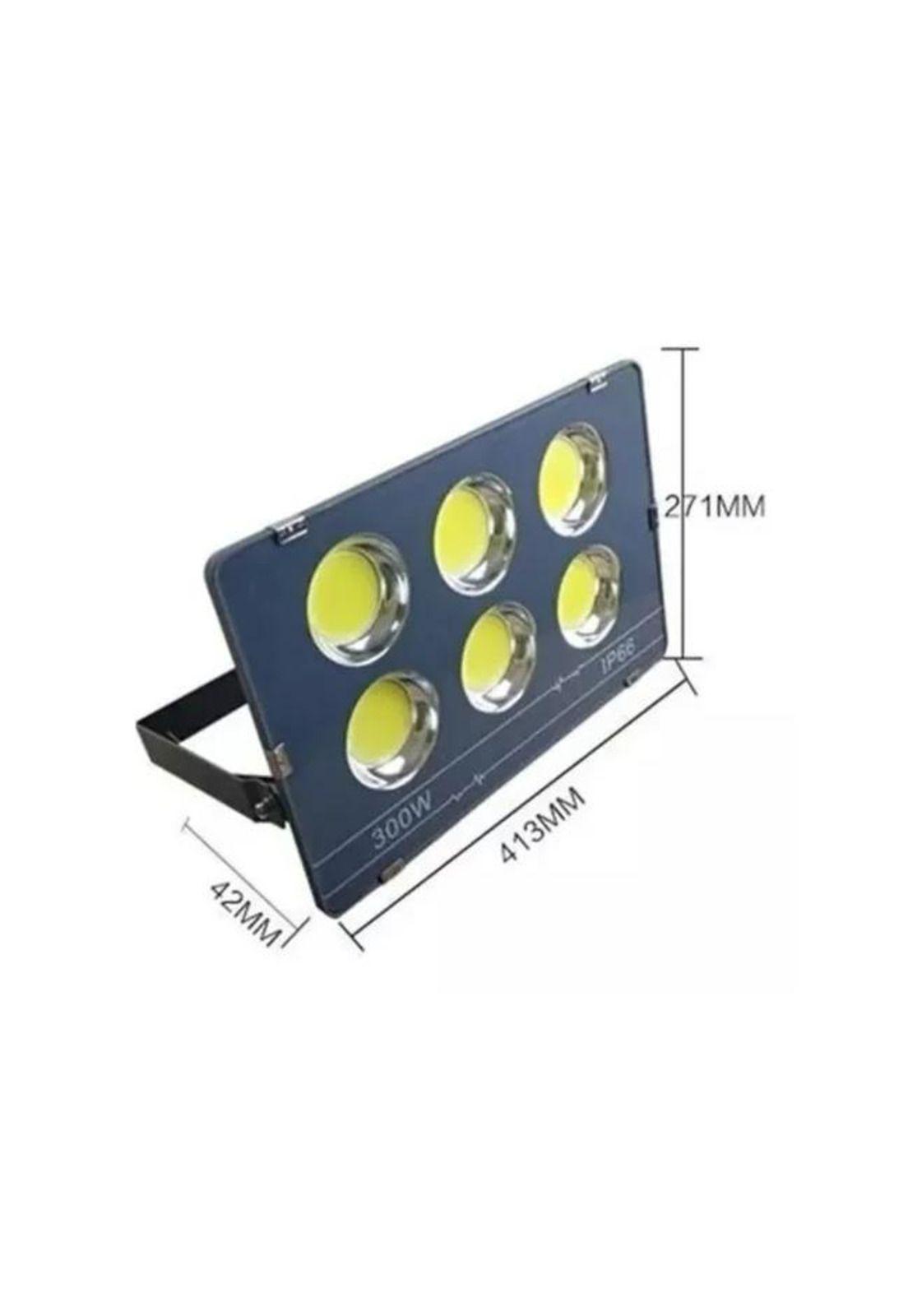 Foco led reflector estadio cob led 300w color negro-1