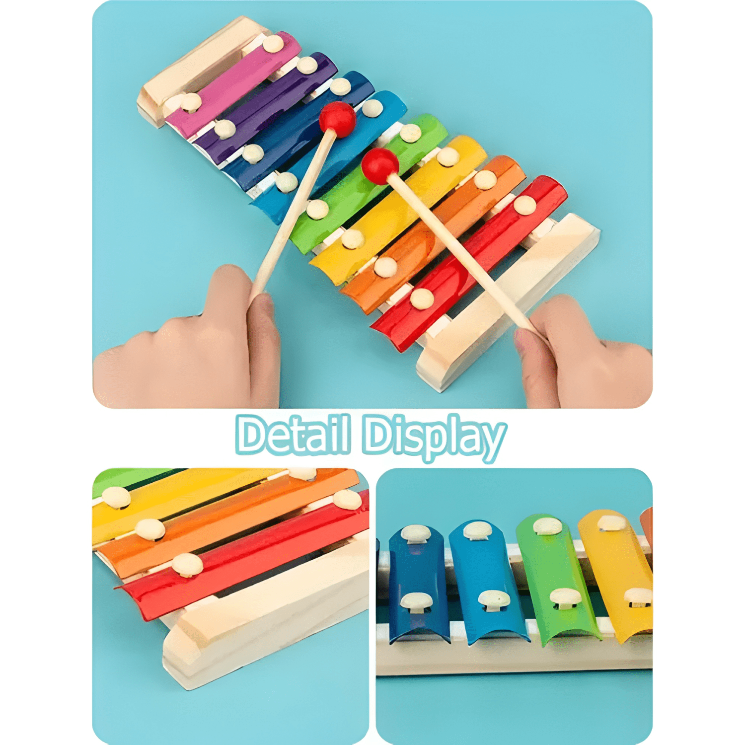 5Pcs juego didáctico sensorial bebé estimulación temprana #2-4