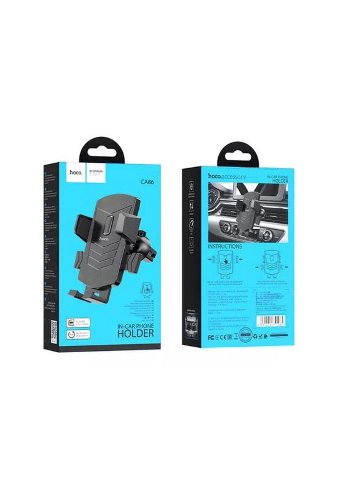 Soporte de coche Hoco para rejilla de ventilación, color negro-5