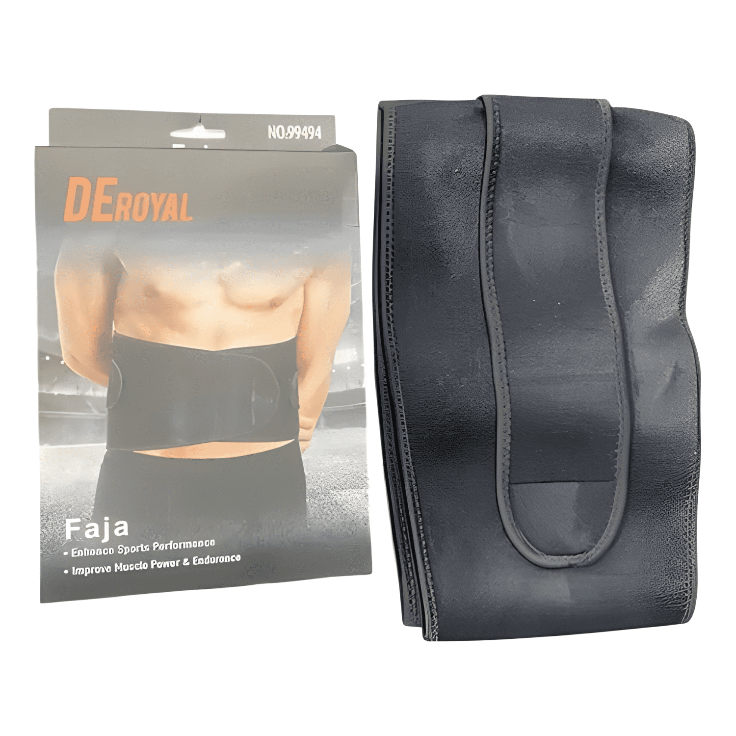 Faja lumbar compresiva DeRoyal ajustable postura espalda #22-1