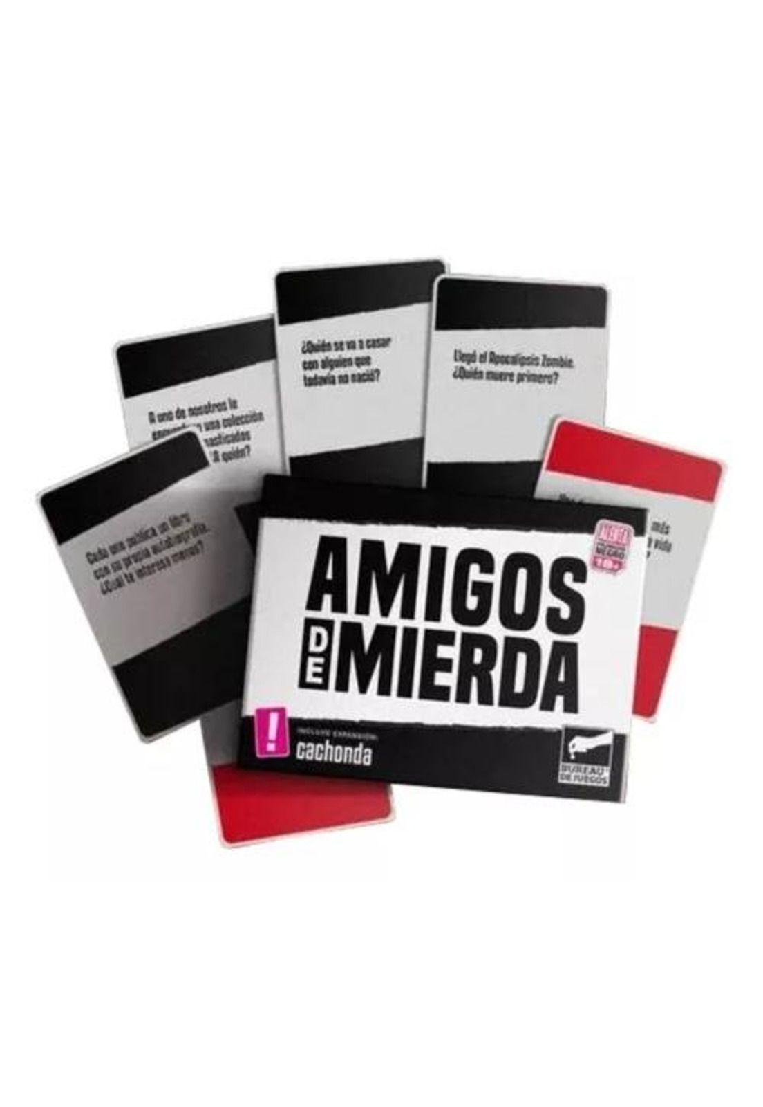 Buró "Amigos de mierda" español negro-1