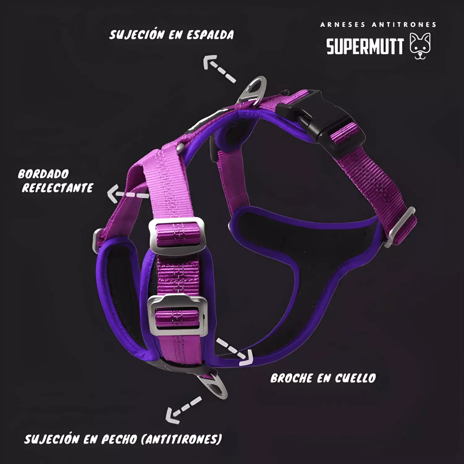 Arnés antitirón supermutt-3