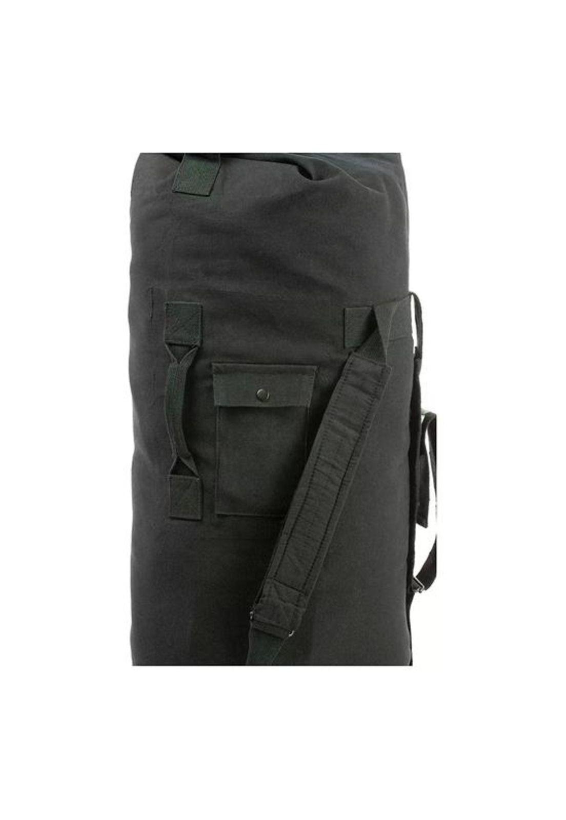 Bolso saco ropero táctico militar camping 90L negro-2