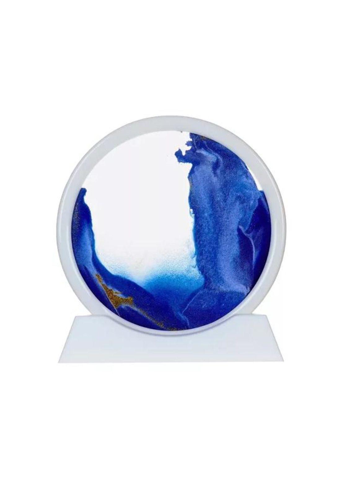 Decoración Arte de Arena Anti Estrés Sensorial Paisaje Azul-0